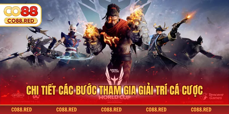 Chi tiết các bước tham gia giải trí cá cược