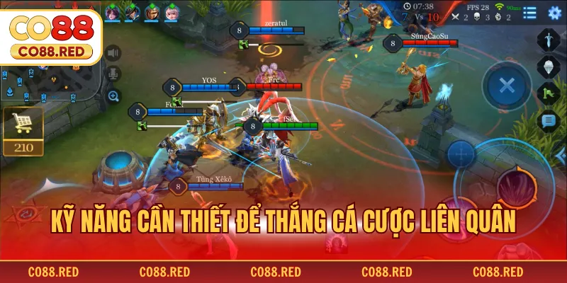 Kỹ năng cần thiết để thắng cá cược liên quân