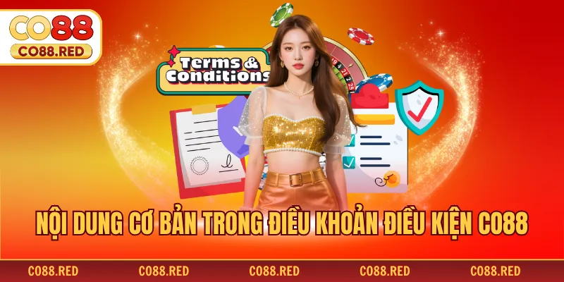 Nội dung cơ bản trong điều khoản điều kiện CO88
