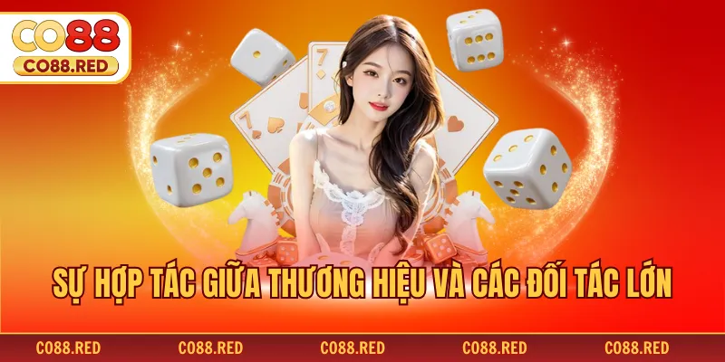 Sự hợp tác giữa thương hiệu và các đối tác lớn