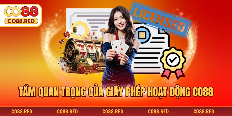 Tầm quan trọng của giấy phép hoạt động CO88