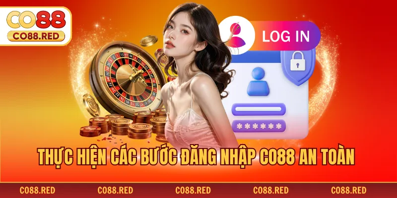 Thực hiện các bước đăng nhập CO88 an toàn